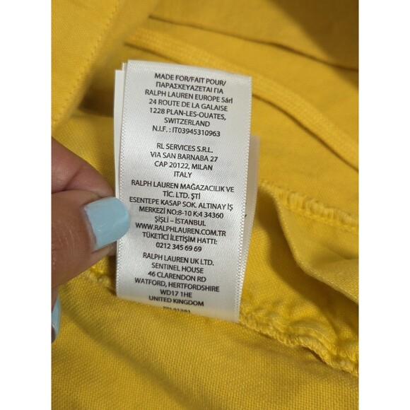 NEW Ralph Lauren Polo Mens 5" Stretch Classic Fit Chino Short Yellow XXL Preppy - Picture 9 of 15